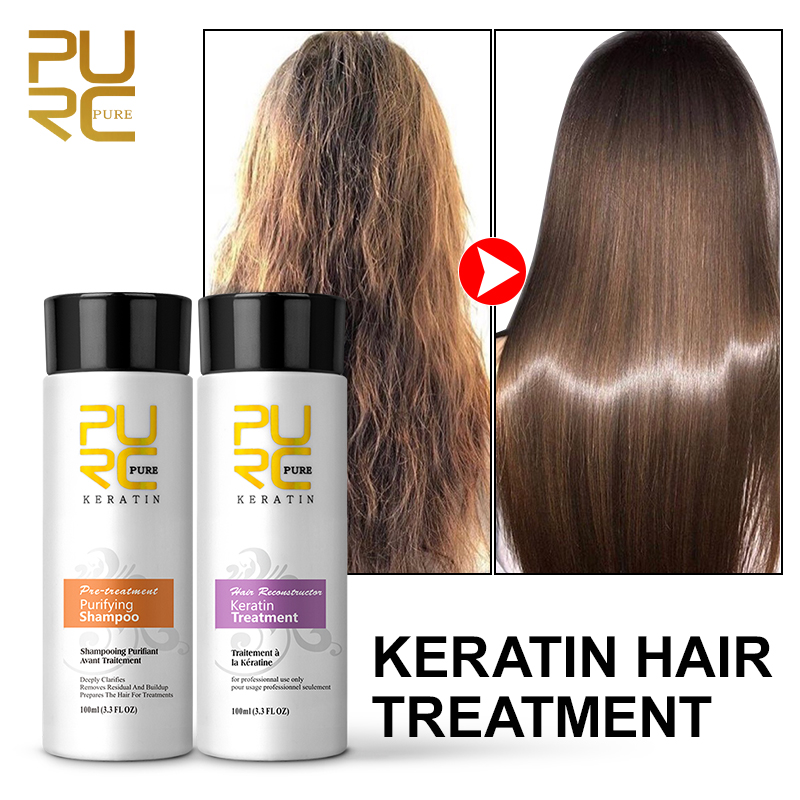 Hair Care Keratin Shampoo - Traitement capillaire à la kératine brésilienne