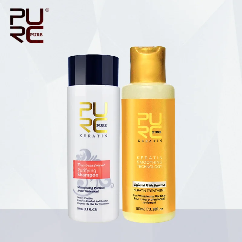 Hair Care Keratin Shampoo - PURC – ensemble de shampoing purifiant