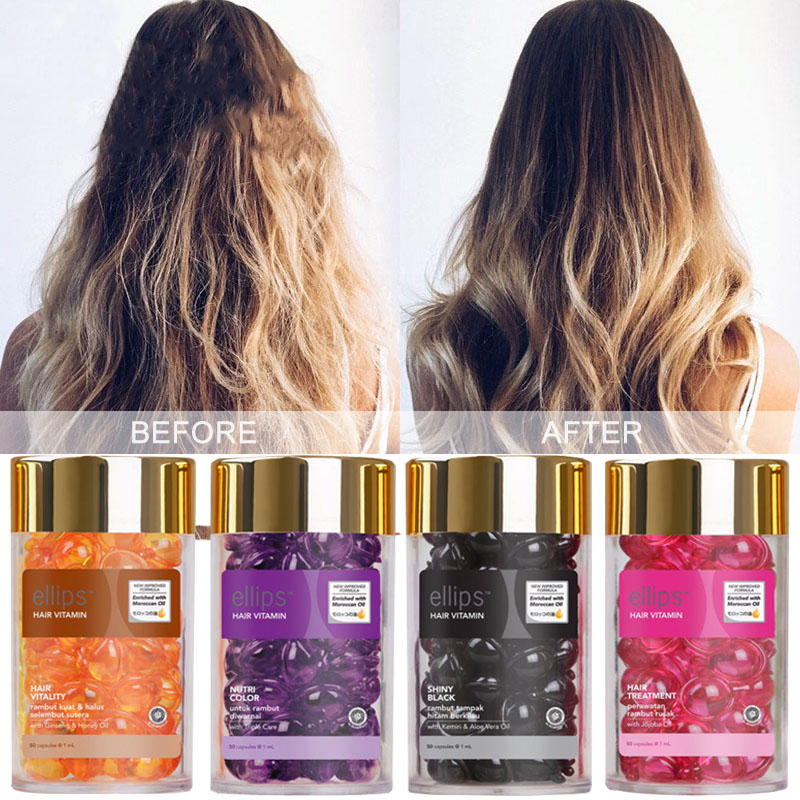 Hair Care Ellips - Capsule d'huile de vitamine pour cheveux,