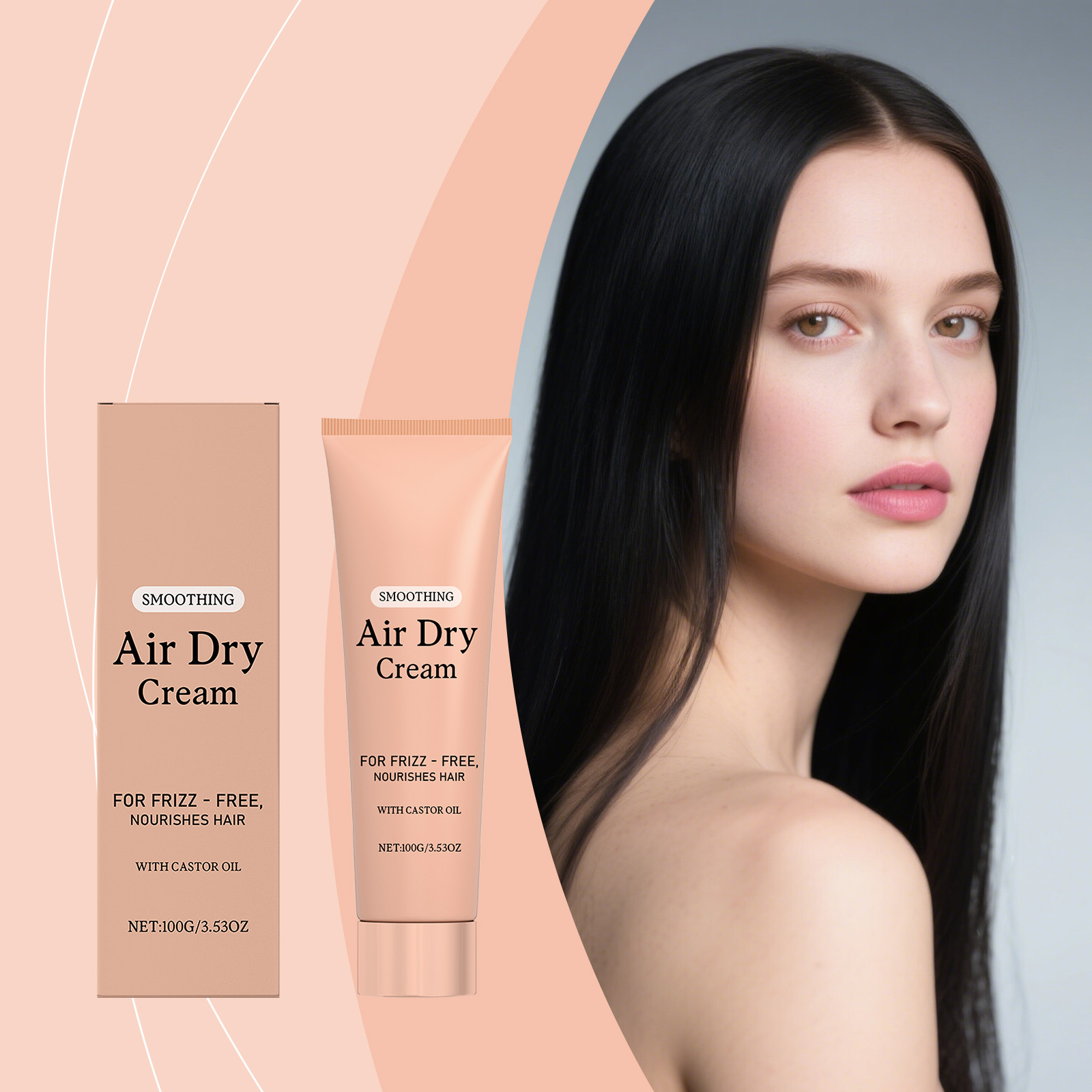 Hair Care Conditioner - Crème Capillaire Lissante Séchage à l'Air
