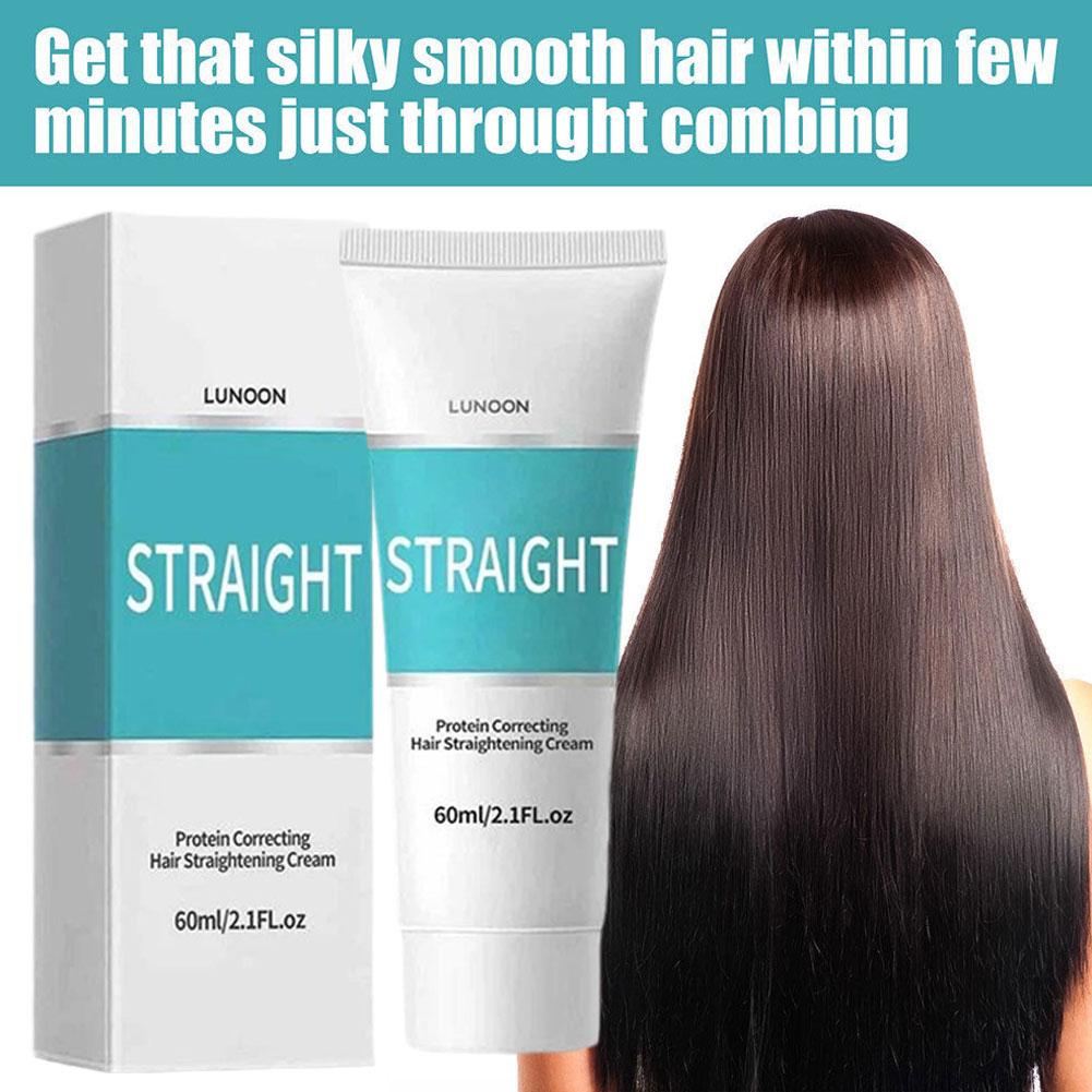 Hair Care Keratin Shampoo - Crème lissante professionnelle à la kératine,
