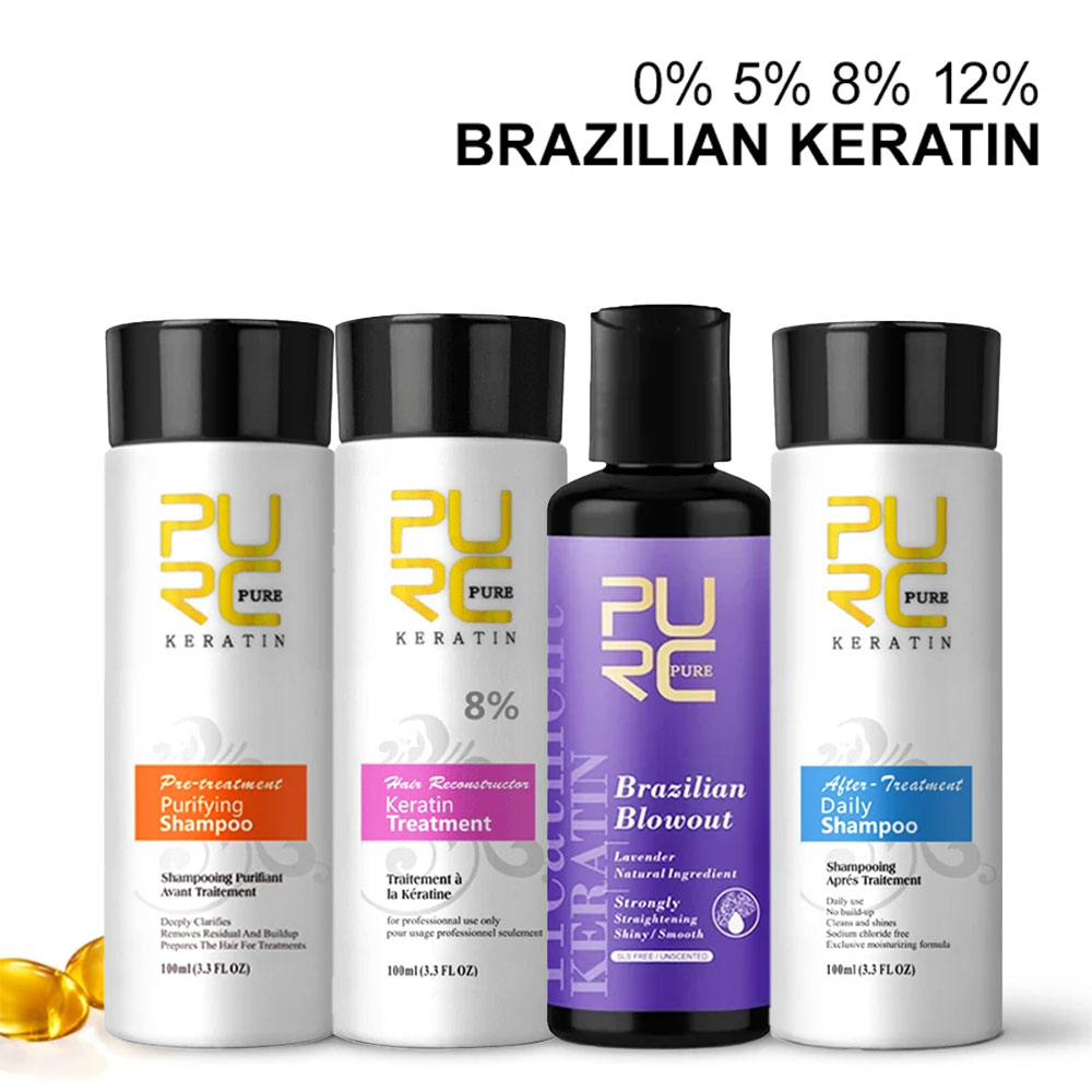PURC traitement à la kératine  - Hair Care Keratin Shampoo avis et prix