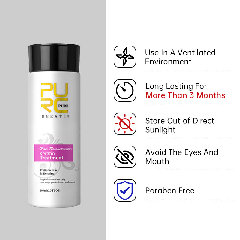 PURC traitement à la kératine  - Hair Care Keratin Shampoo avis et prix
