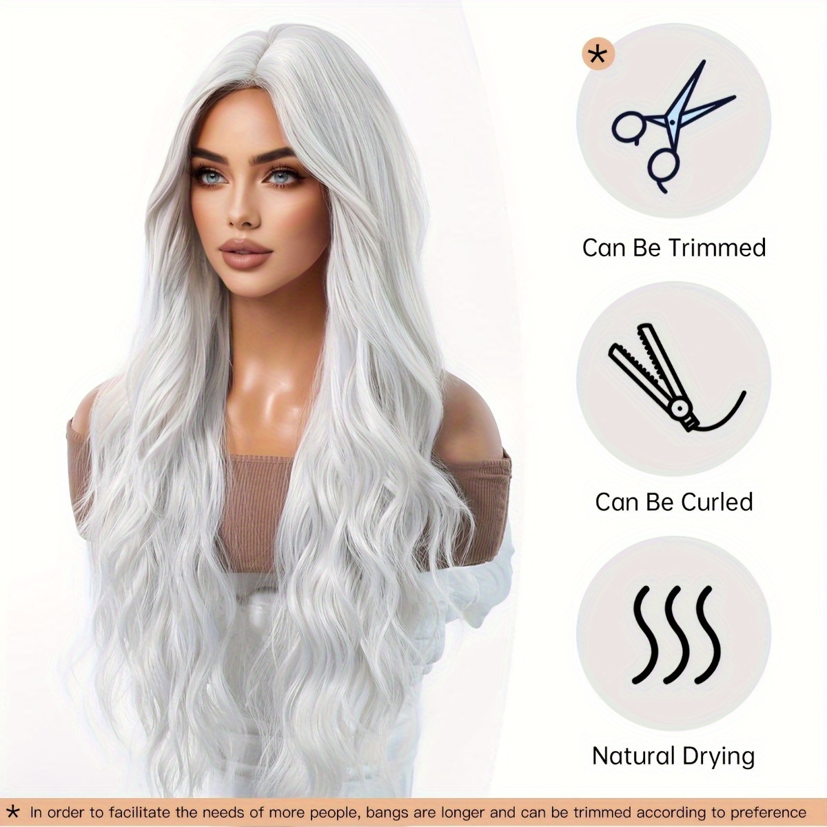 Perruque en fibre synthétique  - Hair Care Daily avis et prix