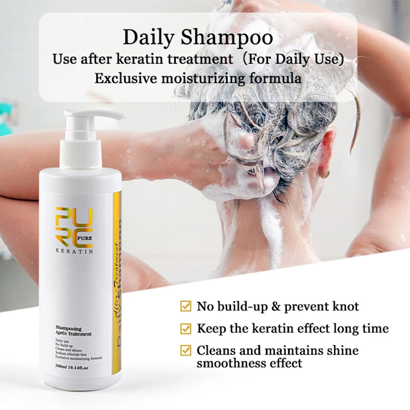 PURC Shampoing Quotidien Trait - Hair Care Keratin Shampoo avis et prix