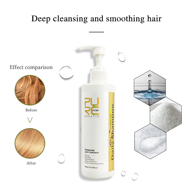 PURC Shampoing Quotidien Trait - Hair Care Keratin Shampoo avis et prix