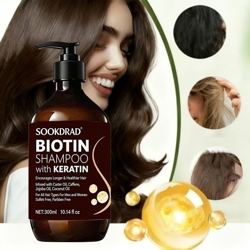 Shampoo capillaire à la biotin - Hair Care Keratin Shampoo avis et prix