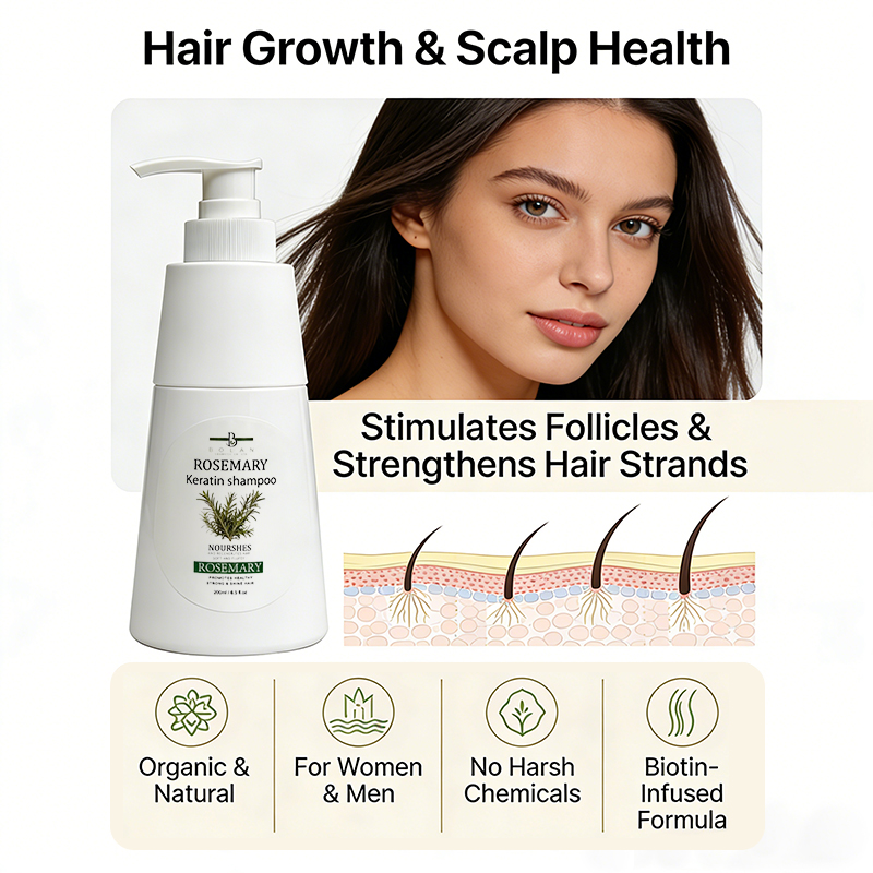 Shampooing Naturel au Romarin  - Hair Care Keratin Shampoo avis et prix