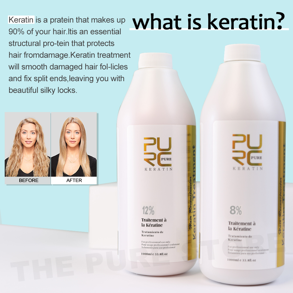 PURC 12% kératine lissante tra - Hair Care Keratin Shampoo avis et prix