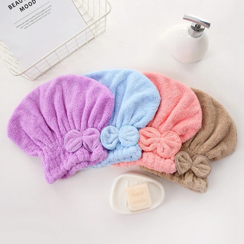 1 Turban en microfibre avec nœ - Hair Care Daily avis et prix